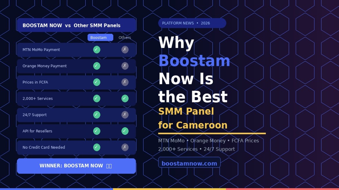 Why Boostam Now Is the Best SMM Panel for Cameroonians in 2026